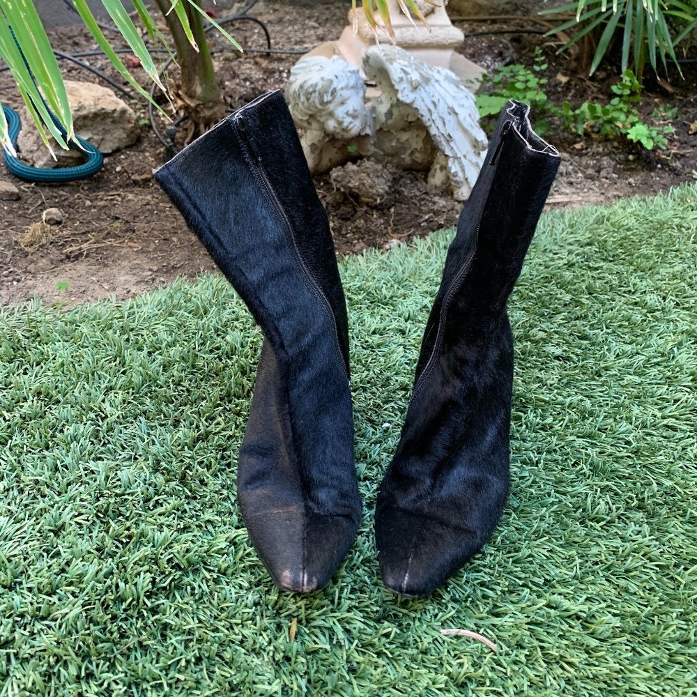 Italian Fur Heeled Boot